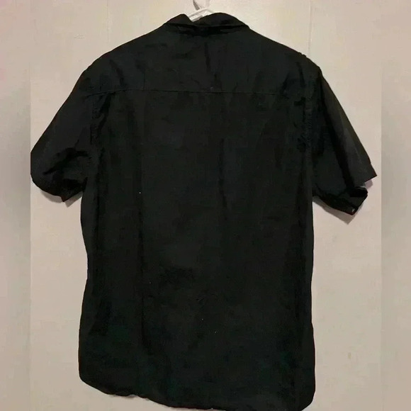 PD & C Button Down Blk Shirt Sz XL Peached Poplin Tailored Garment Classic Fit - Picture 3 of 6